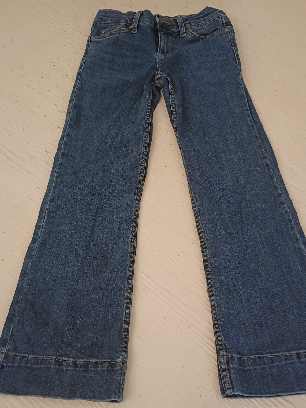 Wrangler Girls Size 8 Blue Bootcut Jeans